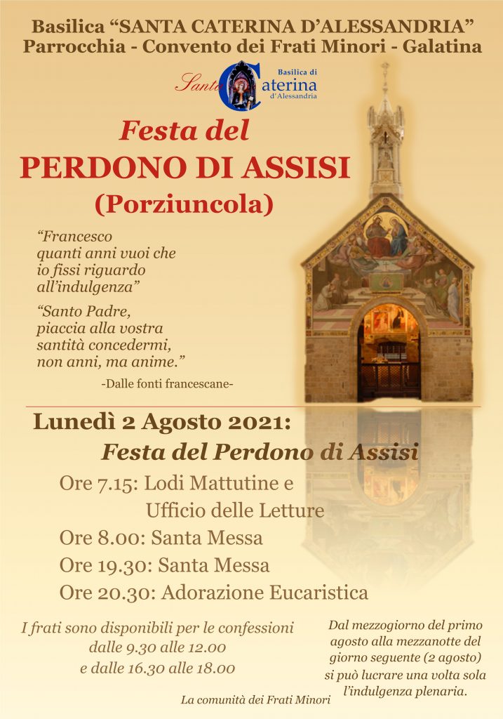 Festa del perdono di Assisi 2021