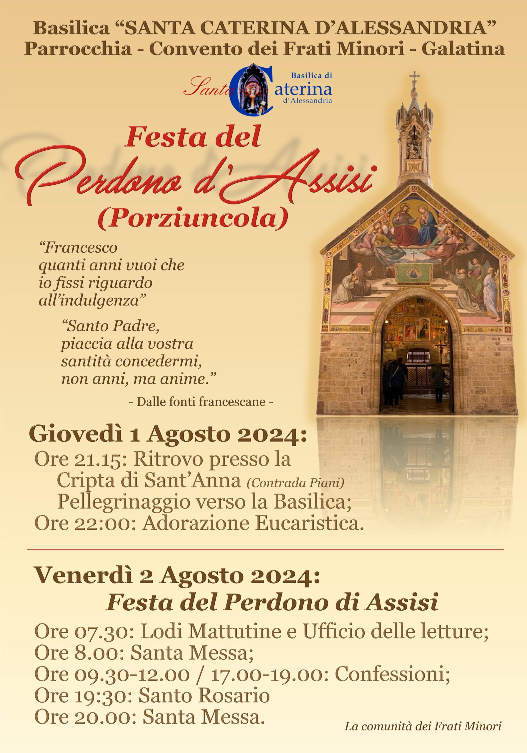 Festa del Perdono d'Assisi 2023