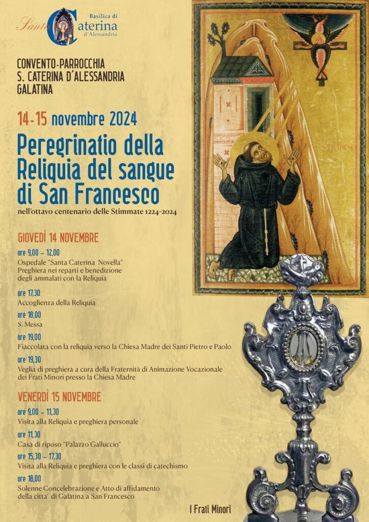 Peregrinatio della Reliquia del sangue di San Francesco