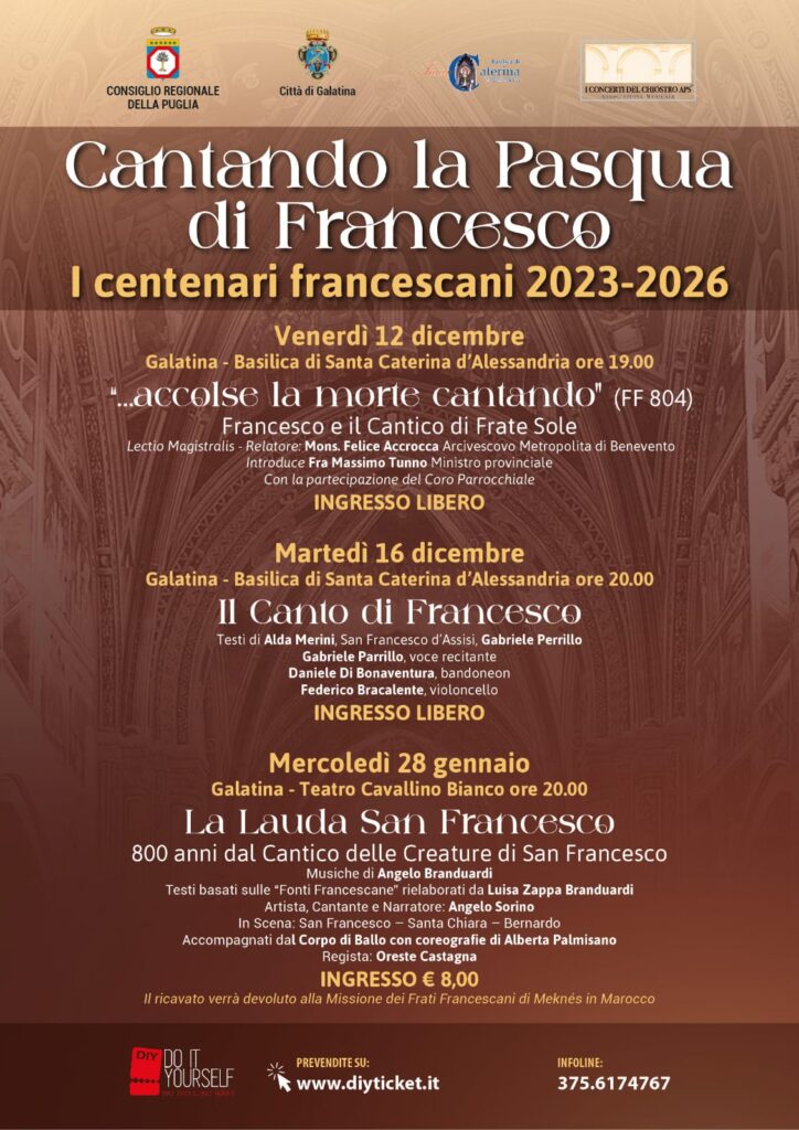 Cantando la Pasqua di Francesco